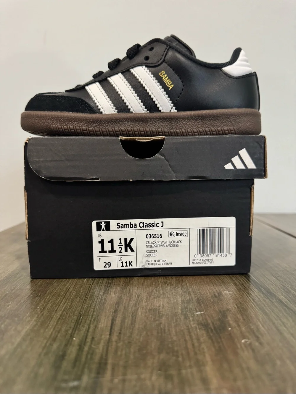SAMBA CLASSIC J KIDS INDOOR SOCCER SHOES